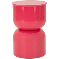Dmora Bandip - Couchtisch, 33x51x33h cm Rosa, Runde Form