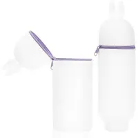 OEM Silikonetui 2-in-1, weiches Silikonetui für Stifte, teleskopisches Etui, Cartoon-Design, für Mädchen und Jungen