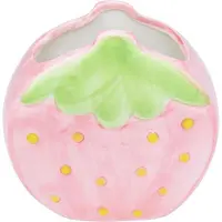 OEM Roze Aardbei Pencil Holder für Mädchen Make-up Organizer für Schreibtisch Accessoires
