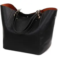 Merkloos Elegante 2-in-1 Schultertasche und Tote Bag