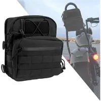 Merkloos Motorrad Handtasche mit Organizer für Sissy Bar