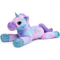 Merkloos Große Plüsch-Einhorn-Plüschfigur 110 cm