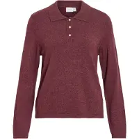 Vila Viril Gestrickter Poloshirt