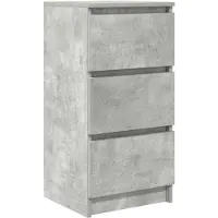 vidaXL Sideboard Betongrau 37,5x35x76 cm Holzwerkstoff