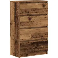 vidaXL Sideboard Altholz-Optik 60x35x98,5 cm Holzwerkstoff