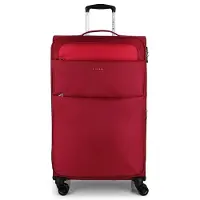 Merkloos Uni Trolley Koffer 50 cm mit TSA Schloss in Rot
