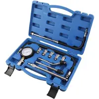 Gistuch 0–20 bar 0–300 PSI Professionelles Automotor-Zylinder-Tester-Set, Kfz-Gaszylinder-Druckprüfgerät mit Luftmanometer