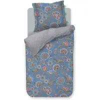 Merkloos Matata Bettwäsche Set Blau 155 x 220 cm