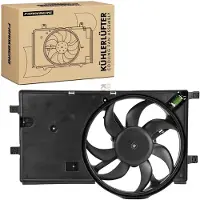 OEM Ventilator, Durchmesser 385 mm, 12 V Spannung, 160 W Nennleistung, 7 Ventilatorblätter, Kompatibel mit europäischen Automarken