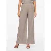 Vila Schlupfhose "VIPLISA HW LOOSE PANTS - NOOS" Sommerhose, plissierte Optik
