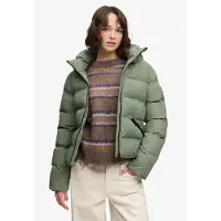 Superdry Steppjacke "HOODED CITY PADDED JACKET" mit Kapuze Kunstfaser, relaxed fit