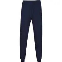 Trigema Schlafanzug "Schlafanzughose Bündchen", Herren, Gr. 104, blau (navy), Single Jersey, 100% Baumwolle, Homewear-Sets Schlafanzug