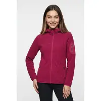 CMP Kapuzenfleecejacke "WOMAN JACKET FIX HOOD" mit Kapuze mit Kapuze, auch in großen Größen