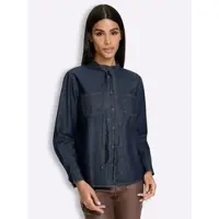 HEINE Jeansbluse in dark blue | Gr.: 42