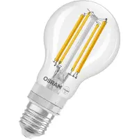 Osram LED SUPERSTAR PLUS CLASSIC A 60 5 CCT SELECT in A-Form, LED-Lampe, Bleifreies Glas, klar, 7,3 W, (ex 60 W), 806 lm, Lichtfarbe variabel, 2700-3000, Dimmbar, 15000 h
