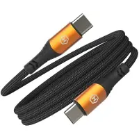 Hammer USB-C-zu-C-Ladekabel, 30 W, Schnellladung, Textilummantelung, für Smartphones, robust