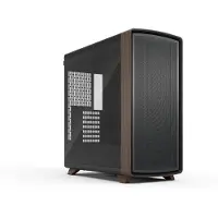 Fractal Design Summit Black TG Light Tint, Midi Tower, PC, Schwarz, Mini-ITX, micro ATX, ATX, EATX, Stahl, Gaming