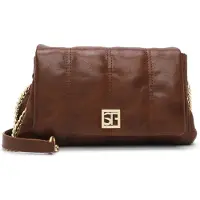 Suri Frey Umhängetasche "Umhängetasche SFY Cody", Damen, Gr. B/H/T: 24cm x 13cm x 8cm, braun (cognac 700), Polyester, Polyurethan, Taschen Umhängetasche