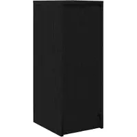 vidaXL Sideboard Schwarz Eichen-Optik 29,5x34x76 cm Holzwerkstoff