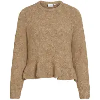 Vila Vibows Rundhals Strickpullover