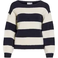 Vila Vijola U-boot-ausschnitt Strickpullover