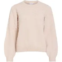 Vila Vituli Rundhals Strickpullover