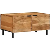 vidaXL Couchtisch 80x50x40 cm Massivholz Akazie