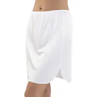 Nina von c. Unterrock NINA VON C. "2er Pack Halbrock Länge 50 cm Elegance", Damen, Gr. 50, weiß, Obermaterial: 81% Viskose CV. 19% Polyester PES., Röcke Unterrock