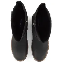 Tom Tailor Damenschuhe Stiefel Reißverschluss Schwarz Freizeit