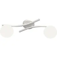 Emibig Hängeleuchte OPUS, weiß, 2xE14, 15W, Metall, Maße: 20x60x23cm, IP20,