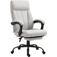 Vinsetto Massage-Bürostuhl, 111-119cm PC Stuhl, Heizfunktion