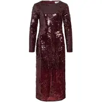 Vila Vilaney Pailletten Maxikleid