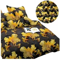 Cotton World Baumwolle world 3D Bettwäsche-Set Baumwollsatin Königliche Flora 160x200