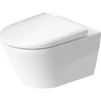 Duravit Wand-WC, Tiefspüler D-Neo 37x54cm, 4,5 l, Rimless, weiß