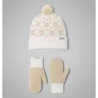 Columbia Women’s Snowflake Beanie and Mitten Set sea salt, ancient fossil, dark stone (125) O/S