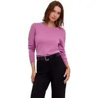 Falke Strickpullover "Pure Cashmere", Damen, Gr. XXL, pink (blush (8778)), Pullover Strickpullover
