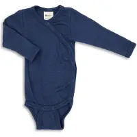 Engel - Kid's Wickelbody L/S - Merinounterwäsche Gr 62/68 blau