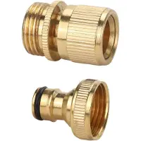 OEM Gartenschnellverbinder - Steckanschluss - Gartenhose Schnellanschluss - 3/4" männliche Drahtanschluss - Für den Anfang der Gartenschläuche, schneller und bequemer Anschluss