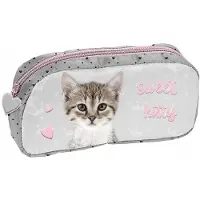 Paso Federmäppchen PP23KC-004 Einzeltasche Kätzchenmotiv