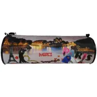 Warta Schlamperrolle Paris Rund Federtasche Blau