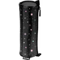 BeUniq Schlamperetui Tuba Schwarz Sternenmuster