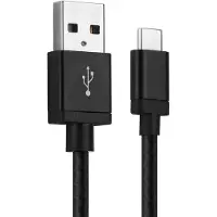 Cellonic USB Kabel 1m kompatibel mit Microsoft Xbox Series X, Series S / One Elite Controller 2 Ladekabel USB C Type C auf USB A 2.0 Datenkabel 3A schwarz Nylon