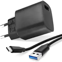 Subtel Ladegerät USB Kabel 1m kompatibel mit Gigaset GS290, GS280, GS195, GS195LS, GS190, GS110 / ME, ME Pure, ME Pro, Ladekabel USB C Type C Handyladekabel Handyladegerät 3A Anschluss Stecker