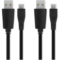 Cellonic USB A Datenkabel kompatibel mit TomTom Start 52, Go Classic – schwarz