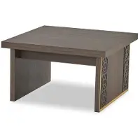 AEA Couchtisch Braun Einfarbig Quadrat Form Modern Arbeitszimmer Wohnzimmer