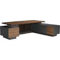 Xl Moebel Gmbh Arbeitstisch Schreibtisch L-Förmiger mit Schubladen Holztisch Büromöbel