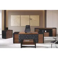 Xl Moebel Gmbh Bürotisch Büromöbel Komplettbüro Schreibtisch Set 4tlg Holz Braun Büro