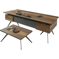 AEA Schreibtisch Mit Schubladen Couchtisch Holztische Tisch Set Arbeitszimmer