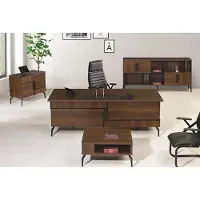 Xl Moebel Gmbh Arbeitszimmermöbel Büro Schreibtisch Bürotisch Set 4tlg Holz Braun