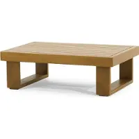 AEA Moderner Brauner Couchtisch Holzmöbel Stilvoller Kaffeetisch
